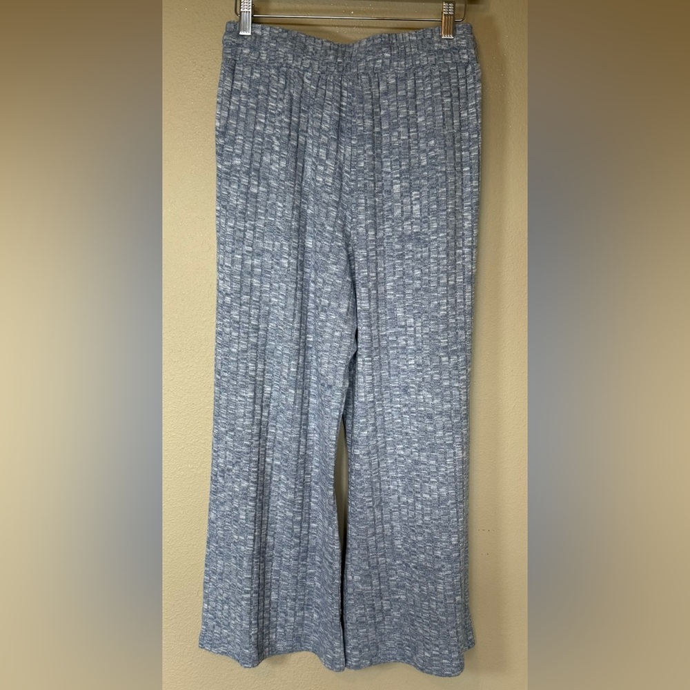 *Set* Calme By Johnny Was Heather Blue Ribbed Lounge Size Small - Picture 6 of 9